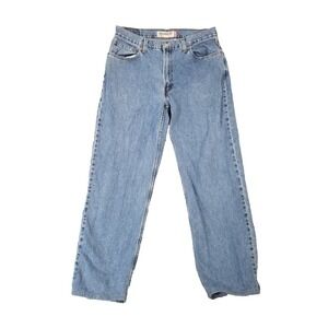 Levi's 550 jeans men's 36x 31 relaxed fit straight blue denim pants vintage USA